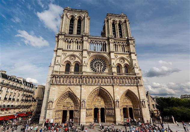 Tour por el exterior de Notre-Dame